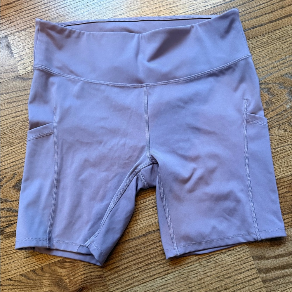All in Motion Women's Light Purple Bike Shorts